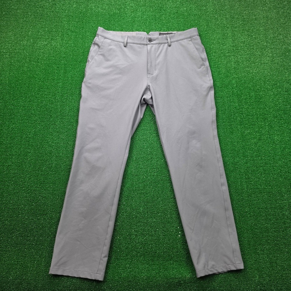 Dunning‎ Golf Pants Mens 36x30 Charcoal Grey Stretch Performance Trousers